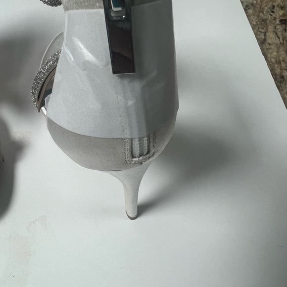 Nine west Lavern women's Strappy Heeled stiletto Sandals Ivory 9m - Picture 6 of 13